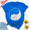 Yin Yang Cat TShirt Yin Yang Cat Lover Gift Cute Cats Tee Sweet Kittens Unique Kawaii Aesthetic Gift Yin Yang Shirt Gothic