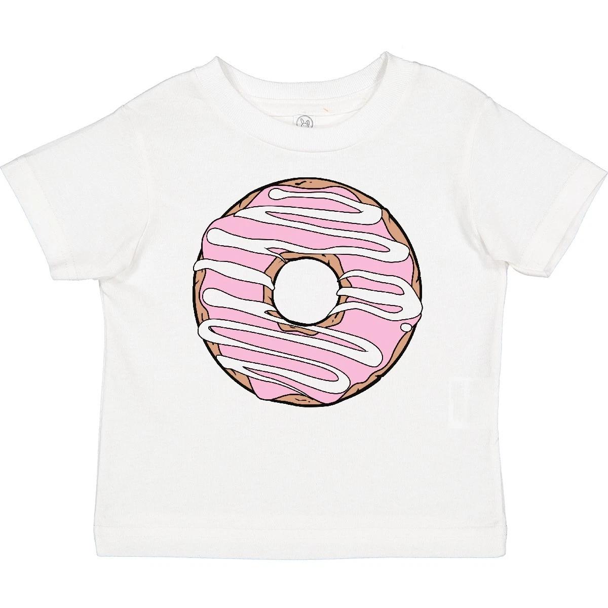 

Inktastic Donut Pink Frosting White Icing Baby T-Shirt Doughnut Colorful Glazed 120