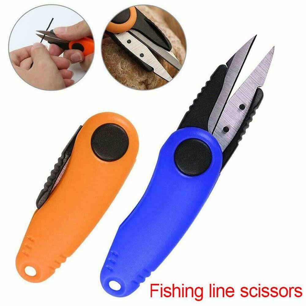 

Stainless Steel Fishing Clipper Fish Line Scissors Fishing Scissor Tackle Fish Use Scissor оранжевый