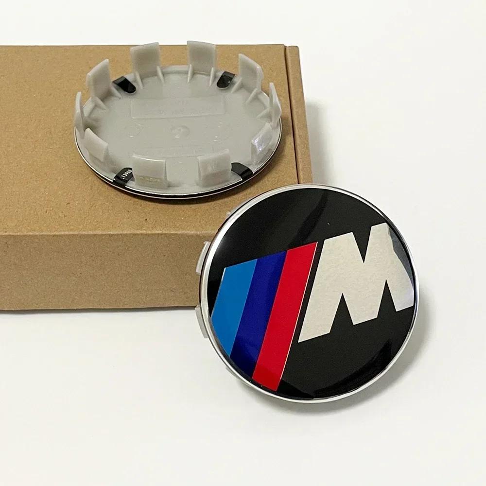 -4Pçs 68MM 56MM Calotas Centrais de Roda para Carro para BMW E90 E46 F10 F30 E87 F20 G20 E60 E39 E92 F11 F31 E61 F25 E36 X3 X5 Acessório para Carro
