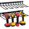 Power Tool Rack Electric Drill Holder Wall Mount Wrench Tool Workshop Screwdriver Power Storage Shelf Accessories Organizer