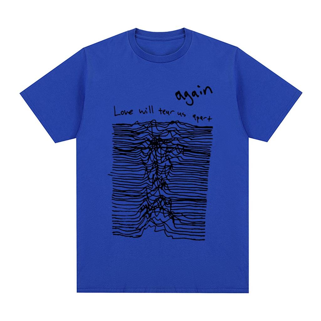 LOVE WILL TEAR US APART Joy Division Vintage T-shirt Unknown Pleasures Cotton Men T Shirt New Tee Tshirt Womens Tops
