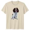 Springer Spaniel Dog Dogs Animals Mens TShirt Womens Graphic Tee Pet Lover Unisex T-Shirt