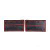 For Land Rover Range Rover Vogue Sport 2023 2024 ABS Carbon Fiber Seat Back Kick Panel Covers Car Interior Accessories