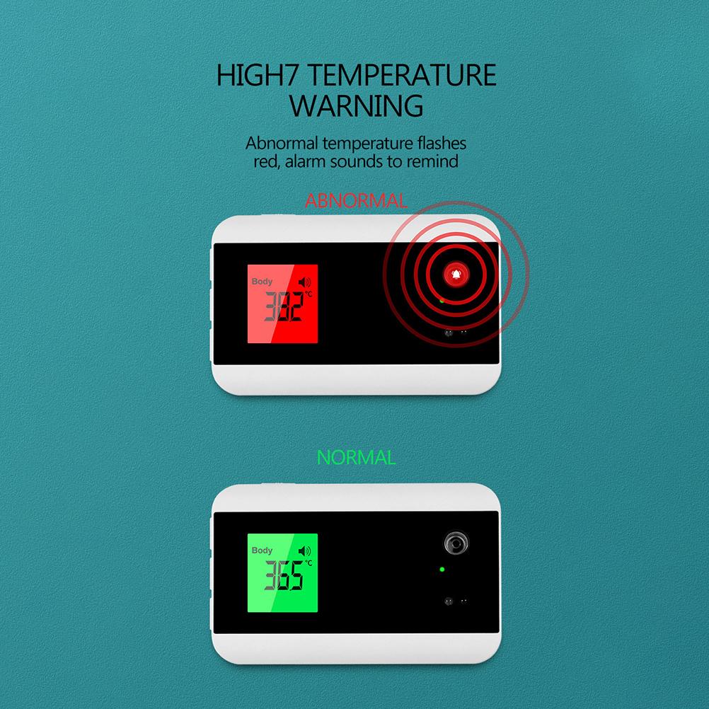 Smart Doorbell Thermometer Wall Mounted Bluetooth Transmission Infrared Thermometer Contactless Automatic Induction Thermometer