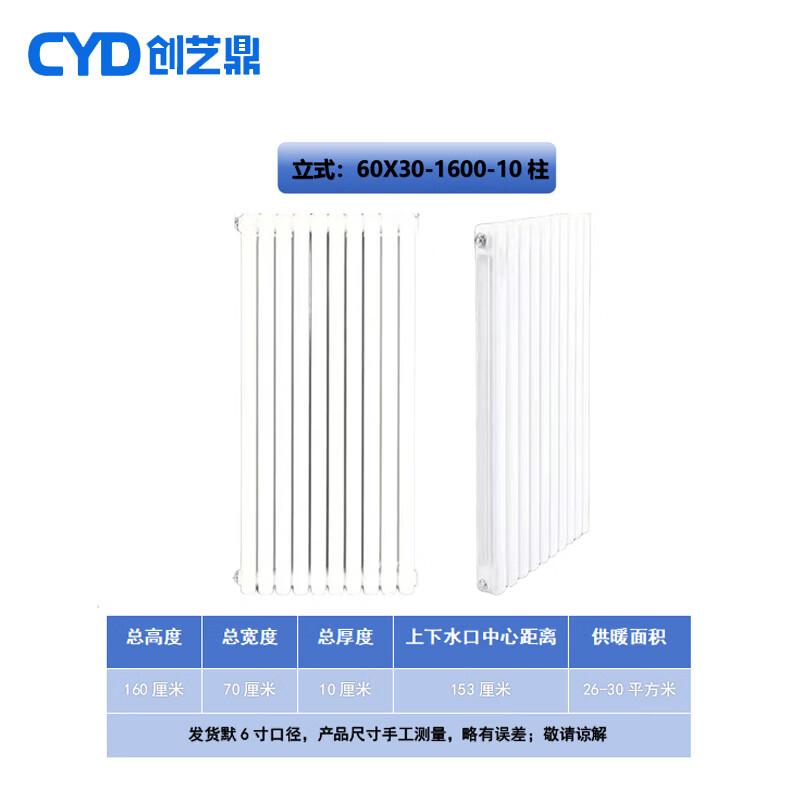 Chuang Yi Ding Steel 6030 Two-Column Hot Water Radiator