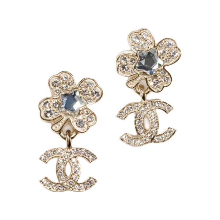 Chanel Metal Earrings Women's Gold ABF239-B19948-NAFRN