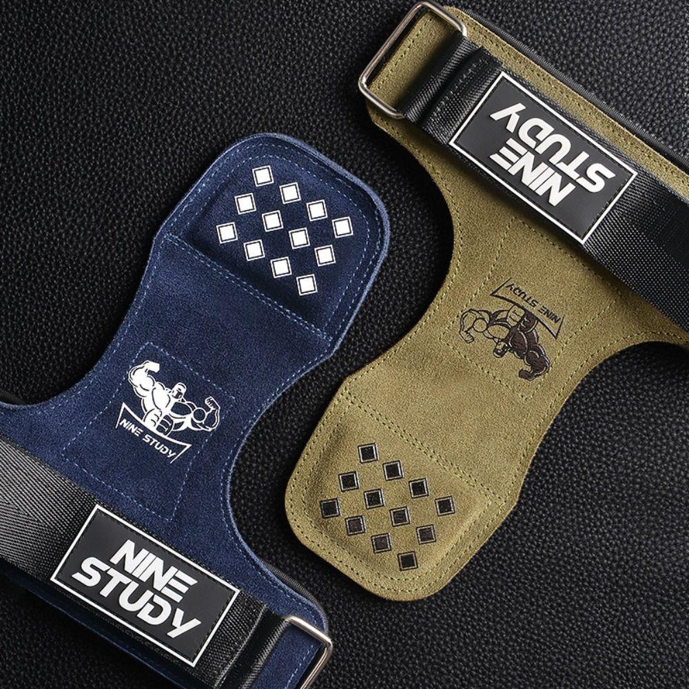 1 Pair Biceps Flexion Muscle Man Wrist Straps Thicken Deadlift Power Straps  Pull-ups