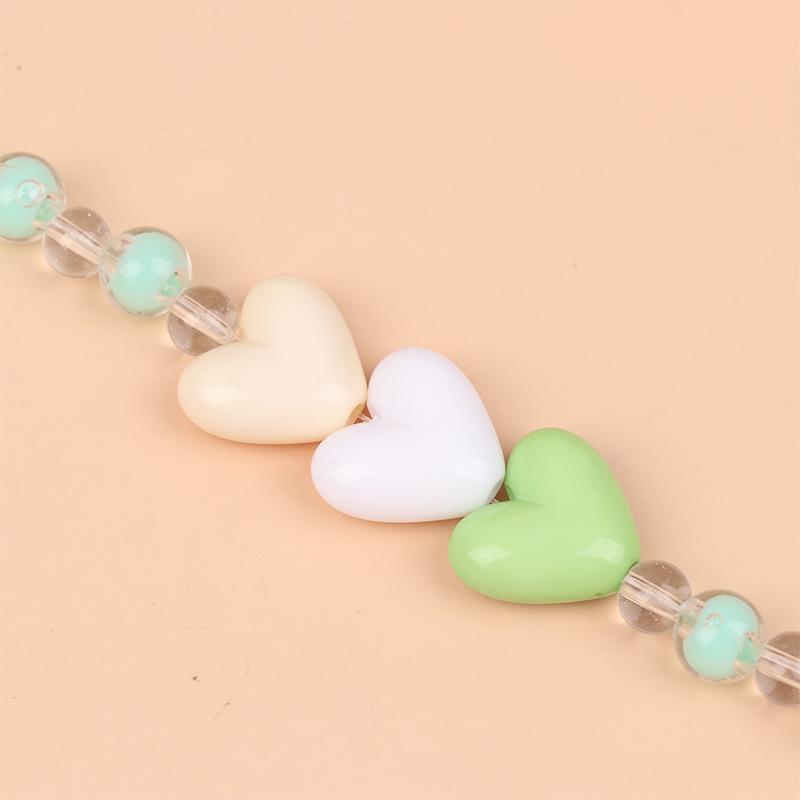 1.2M Crossbody Long Colorful  Beaded Mobile Phone Hanging Chain Mobile Phone Case Lanyard Travel Climbing Rope For Phone