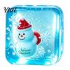 Holiday Stocking Stuffers Christmas Clear Cube Squeeze Toy, Santa Claus Stress for Sensory Toy Anxiety Reduction, Hand Relaxation Ball Xmas Gift Cubes