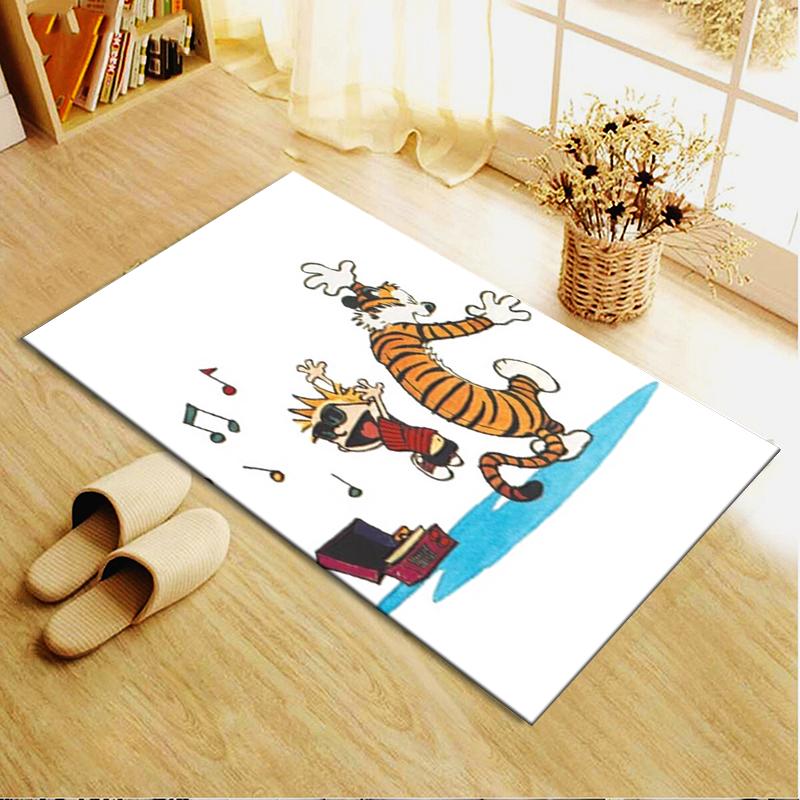 2025 New Calvin and Hobbes Carpet Rug for Living Room Bedroom Home Sofa Decoration,Kids play Non-slip Floor Mat