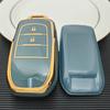 2 Buttons TPU Remote Key Case Cover Fob For Toyota Fortuner Rav4 Highlander Yaris Auris Camry Land Cruiser Prado 150 Mark X Venza