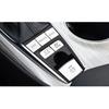 Center Console Gear Shift Button Sticker Silver Alloy For Toyota Camry 2018-2024