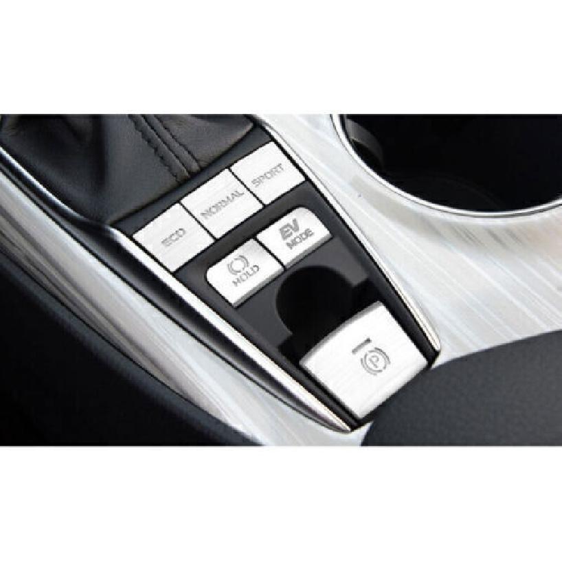 Center Console Gear Shift Button Sticker Silver Alloy For Toyota Camry 2018-2024