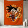 Son Goku Wall Tapestry Aesthetic Wall Hanging Printed Fabric Blanket Decorative Tapestries For Bedroom Living Room Home Decor