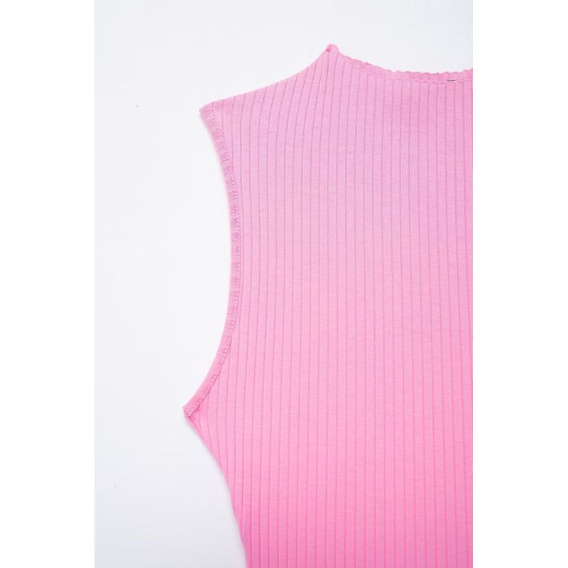 Kaslead New Arrival Women's Clothing Fashion Style Fashion Silm Balloon Style Rib Dress 0085361