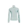 Under Armour Solid Color Zip Training Sports Stand Collar Jacket Women Jackets Green 1359081-936