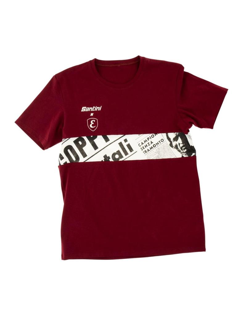 Santini Modern Erotica T-Shirt, Wine Red