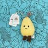 Jellyfish Plush Toys, Croissant Keychains, Marshmallow Plush ,Toys Black hole, avocado, Cherry, Sunflower Bag Charms