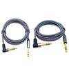 Stereo Amp Cable 6.35mm Mono Jacks Instrument Cable Plugs (Male To Male) for Guitar, Bass, Keyboard, and Sound Mixing