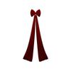 1PCS Large Burgundy Velvet Bow Christmas Tree Decoration Oversized Ribbon Ornament Window Hanging Festive Party Decor