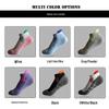 Women's Color Block Anti-Wear Thickened Sport Socks - Breathable Mesh Terry Short Crew for Running