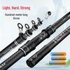 Iosn Carbon Fiber Telescopic Sea Fishing Rod with 7000 Series Reel