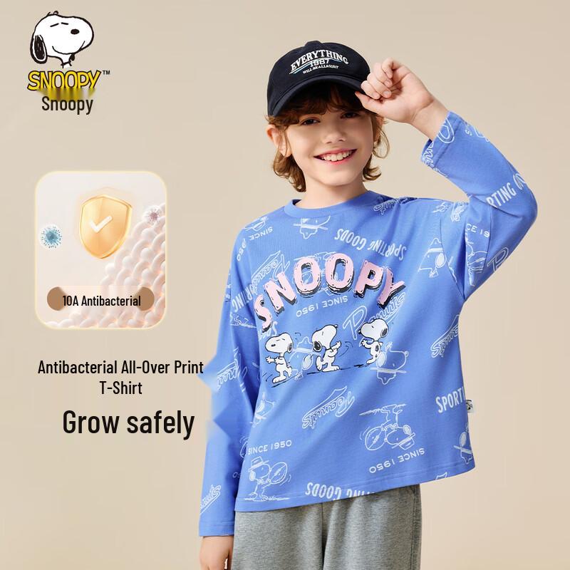 SNOOPY Boys  Cotton Long Sleeve T-Shirt 160