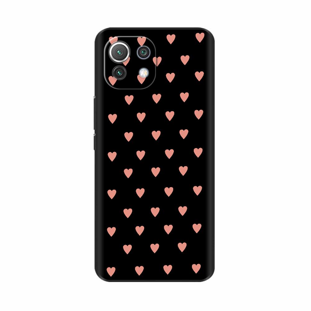 For Xiaomi Mi 11 Lite 5G NE Case Painted Soft Silicon Phone Back Cover For Xiomi Mi 11 Lite Case Mi 11 Lite Mi11 11i Shell Cover
