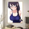 1pc Hanekawa Tsubasa Anime Kizumonogatari Poster Poster Art Print Bar Living Room Furniture Decor