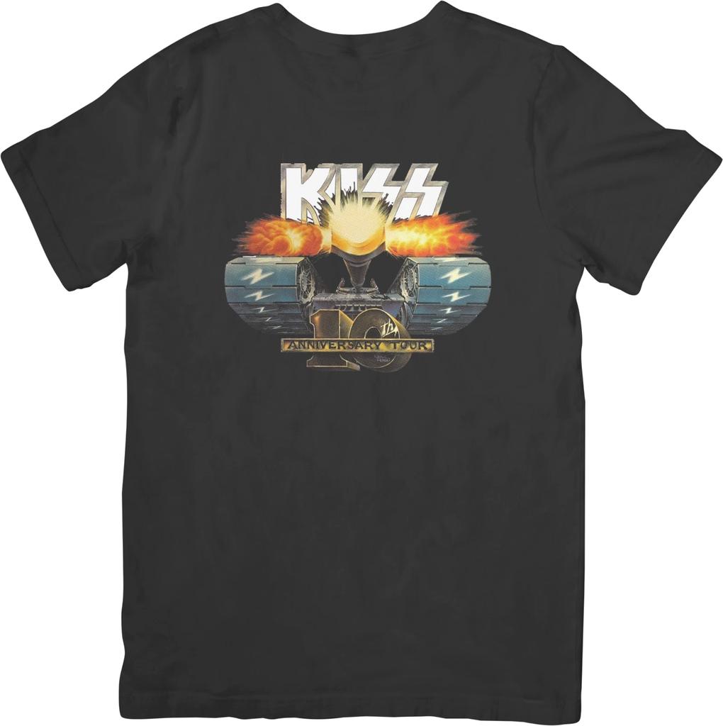 Kiss Heavy Metal Music Unisex Fit for Men & Women Quality Cotton T-Shirt Black