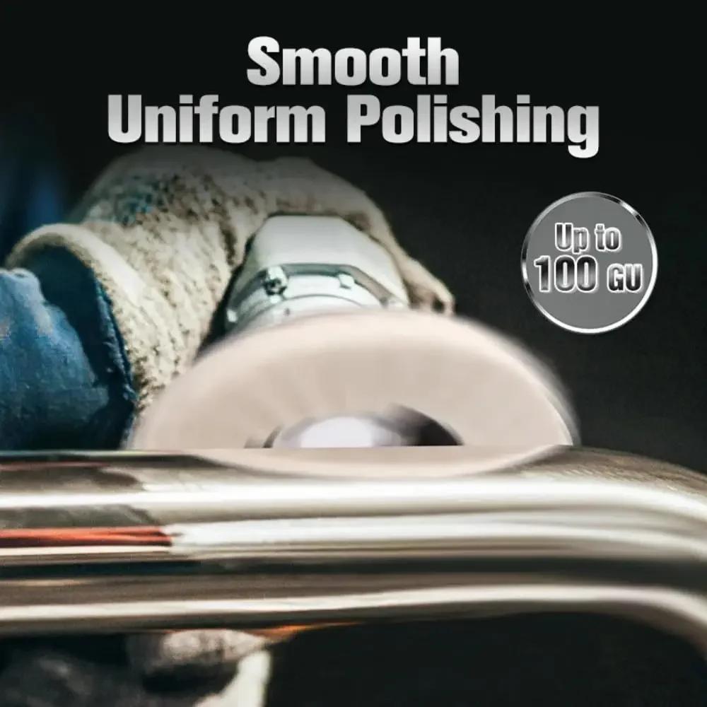 Wool Polishing Wheel for Angle Grinder, Premium Felt Buffing Pad, High Density Disc for Marble Stone Metal Stainless Steel