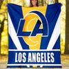 Decke mit Los Angeles Rams Logo — leicht, weich, warm;Vielseitige Decke für alle Jahreszeiten – perfekt als Klimadecke, Nickerchen-Decke