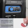 Made of Alcantara Betterhumz For Ford F-150 SVT Raptor -2025 Car Headlight Lamp Switch Trim Sticker Car Interior Accessories