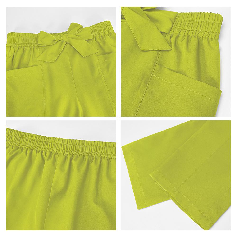 Women's new quick-drying thin beauty salon SPA club bow solid color hospital work nurse uniform hand wash