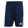 Solid Mid-Waist Casual Shorts Men Bottoms Navy-Blue GN5775