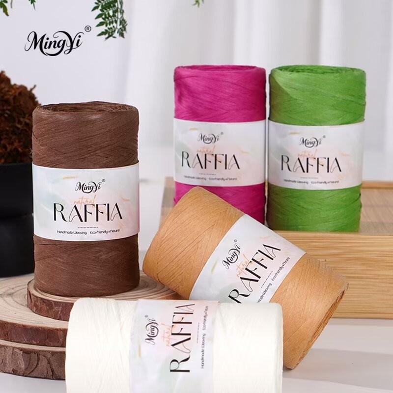 Washi Fiber Single Strand Raffia 100G Ball Hand-Woven Hook Shoes Hat Bag Seat Cushion Line