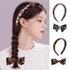 Elegant Leopard Print Headband for Women, High Skull Top Pressure Hairband, Sweet Cool Hot Girl Hair Clip, Face Washing Makeup Headband, Hair