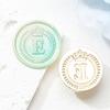 Brass Head Seal Stamp Crown Letters Sealing Wax Stamp for Letter Invitations Decoration English Letters Wax Seal Stamp