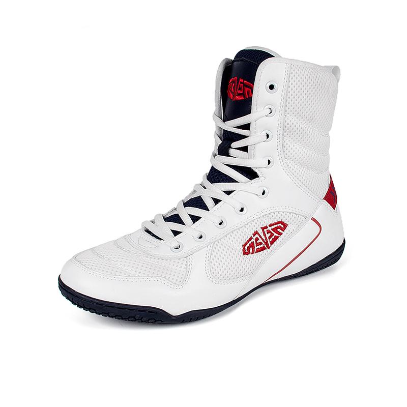Hot Selling High Top Support High-quality Wrestling Shoes Anti Slip Competitive Breatha Boxing Shoes Training Soft Sports Shoes