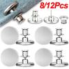 4/8/12Pcs Metal Destacável Jeans Botões Snap Fastener Costura-livre Reduzir Cintura Calças Pins Fivelas Vestuário Jeans Botão