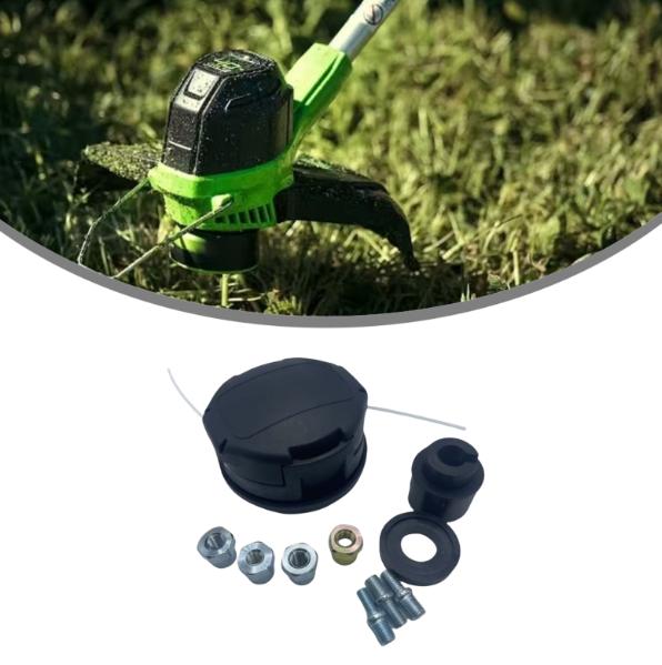 Trimmer Head Replacement Kit for 230 for 225 for 210 with 9 Piece Accessory Set for Speed Feed 400 Bump Feed Black