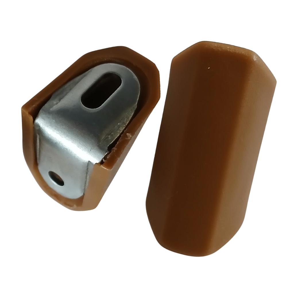 Komandorek Furniture Angle, Metal Bracket + Bevel Cover, BROWN OAK 50 PCS