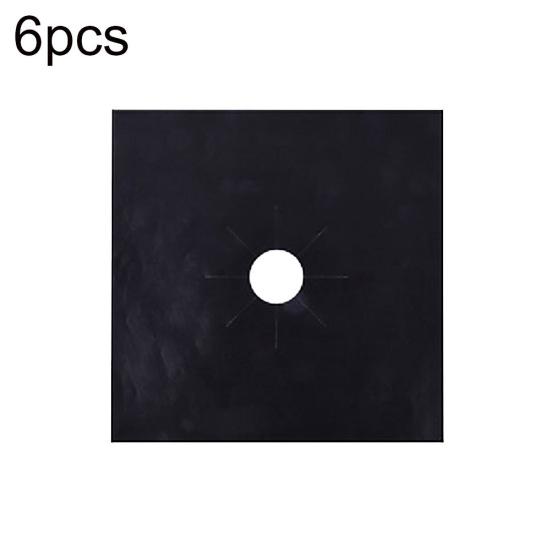 

4/6/8Pcs Reusable Stove Kitchen Cooking Burner Prtection Cover Liner Pad Cushion