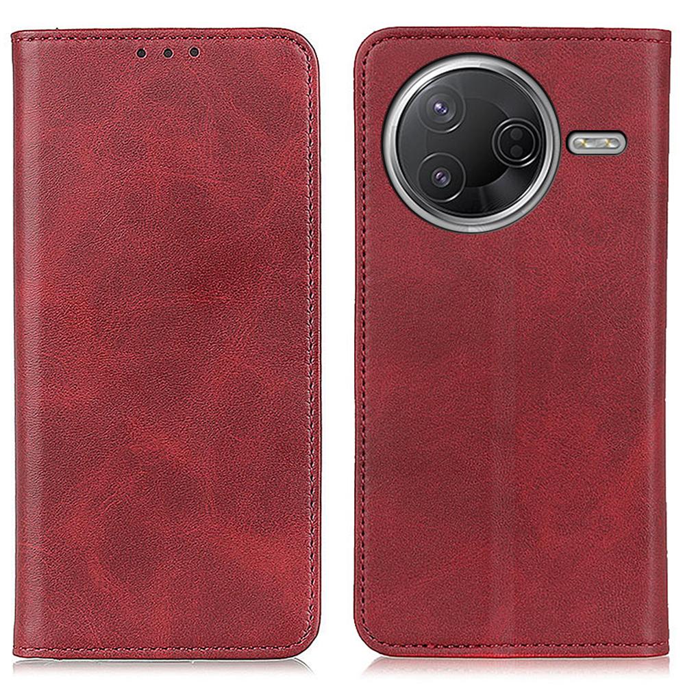 Split Leather Case For Xiaomi Poco F7 Pro 5G/F7 Ultra 5G/Redmi K80 Pro 5G/K80 5G Flip Wallet Phone Cover