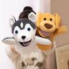 Simulation Little Yellow Dog Hand Puppet Soft Stuffed Plush Dalmatian Toys  Parent-child