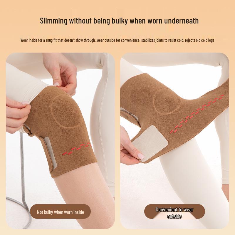 Double-Sided Fleece Knee Warmers: Velvet Thickening for Heat Storage and Cold Protection