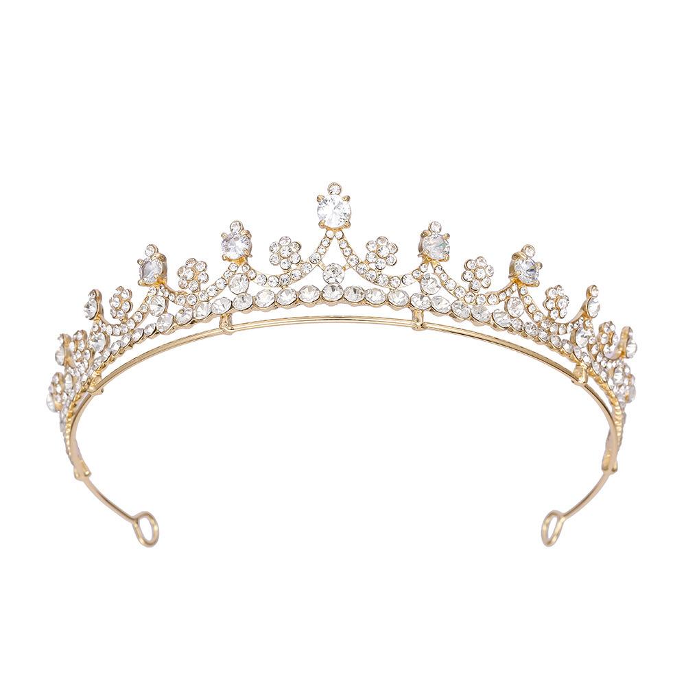 Bridal Crown Wedding Dress Headgear Birthday Bar Mitzvah Accessories Versatile Luxury Diamond Headband Zircon Crown Hair Accessories