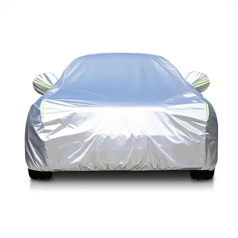 Volledige Autohoes Binnen Buiten Auto Beschermhoes Zonnescherm Stofdicht Anti UV Bescherming Cover Universeel voor Sedan SUV