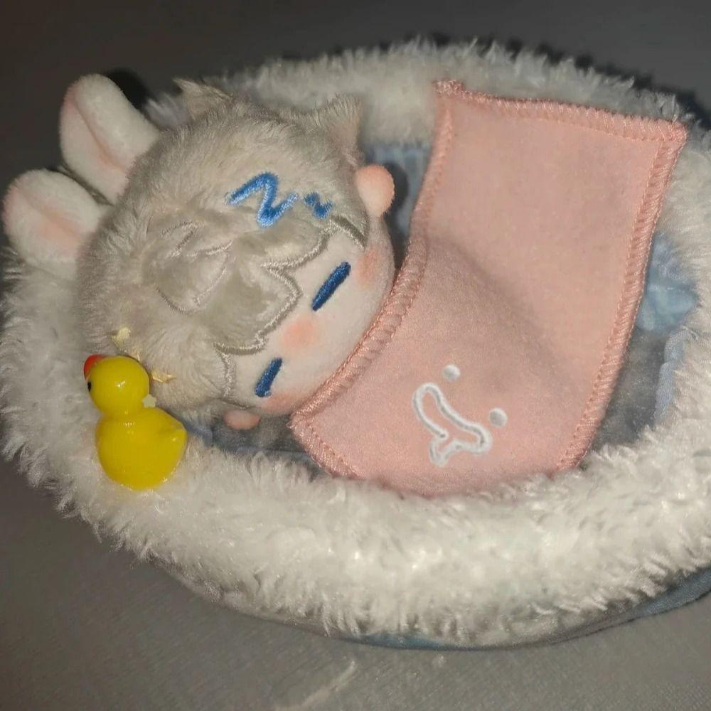 Mini Furniture Doll Sleeping Bag Scene Decor 10cm Doll Bathtub Cotton Doll Bathtub  Kids Gift